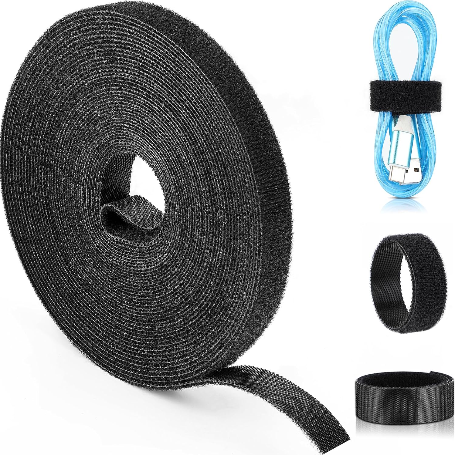 Cable Management Sleeve - Cable Organizer Cable Management Tearable Organizador