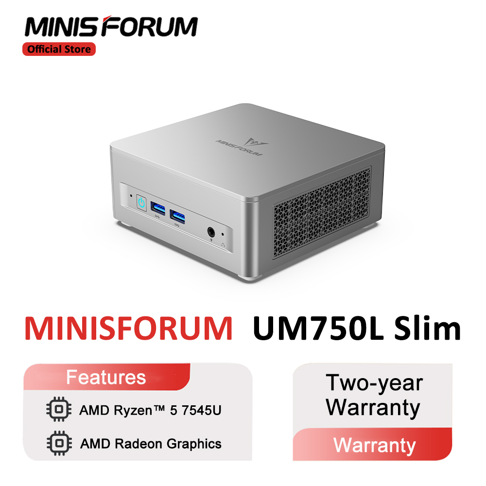 Pc Gaming Amd Ryzen 5 - MINISFORUM Mini PC UM750L Slim AMD
