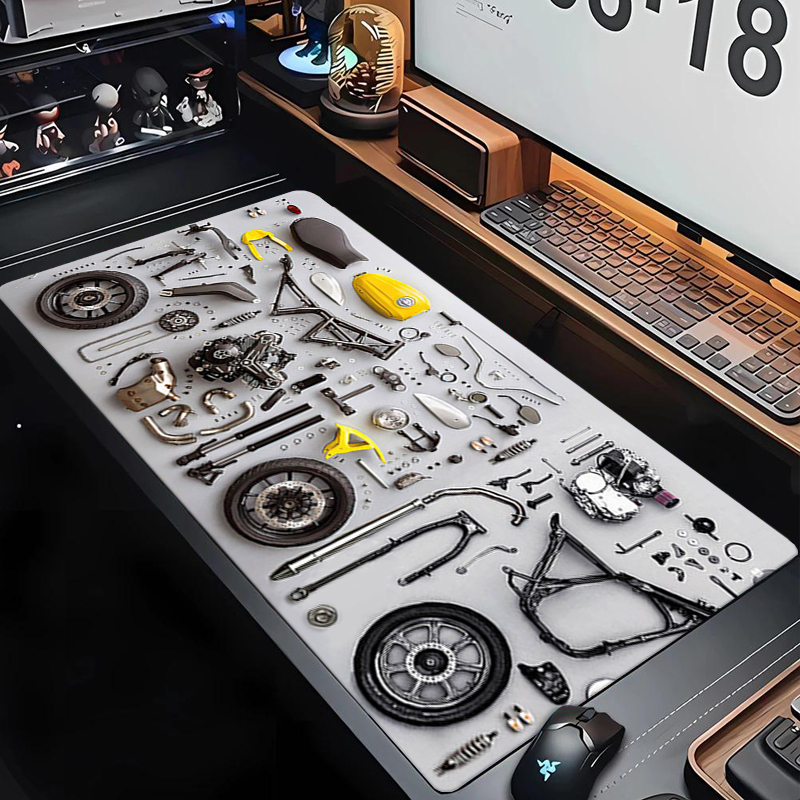 Gaming Desk Mat - Disassembly Diagram Rubber Mouse Pad Mouse