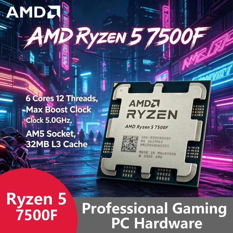 AMD Ryzen 5 7500F AM5 5nm Gami - Pc Gaming Amd Ryzen 5 ulasan dan harga