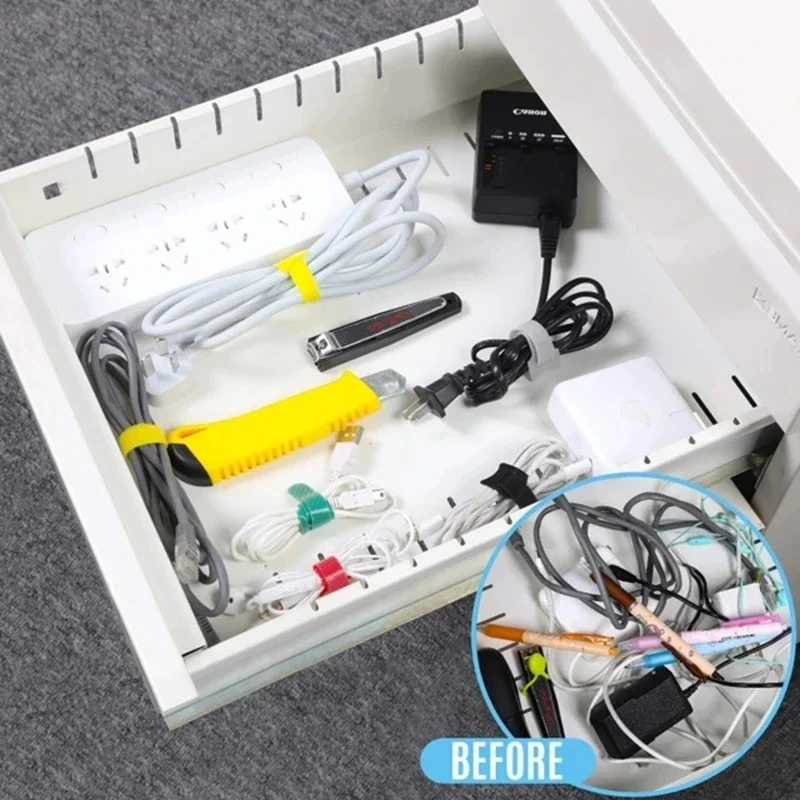 10/30/50PCS USB Cable Organize - Cable Management Sleeve ulasan dan harga