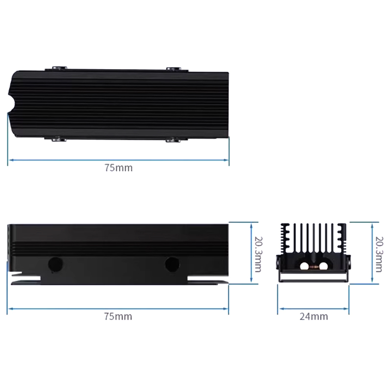 SSD-V3 M.2 NVMe 2280 SSD Heats - M.2 Ssd Heatsink ulasan dan harga