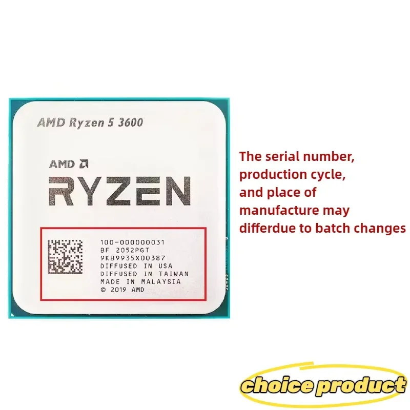 AMD Ryzen 5 3600 R5 3600 Deskt - Pc Gaming Amd Ryzen 5 ulasan dan harga