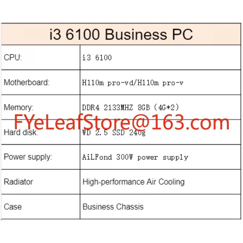 i3 6100  full gaming pc custom - Pc Gaming Prebuilt ulasan dan harga