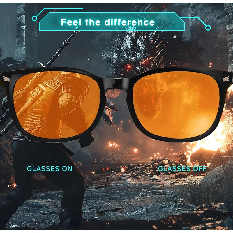 OKH Melatonin Support Glasses  - Pc Gaming Yellow ulasan dan harga