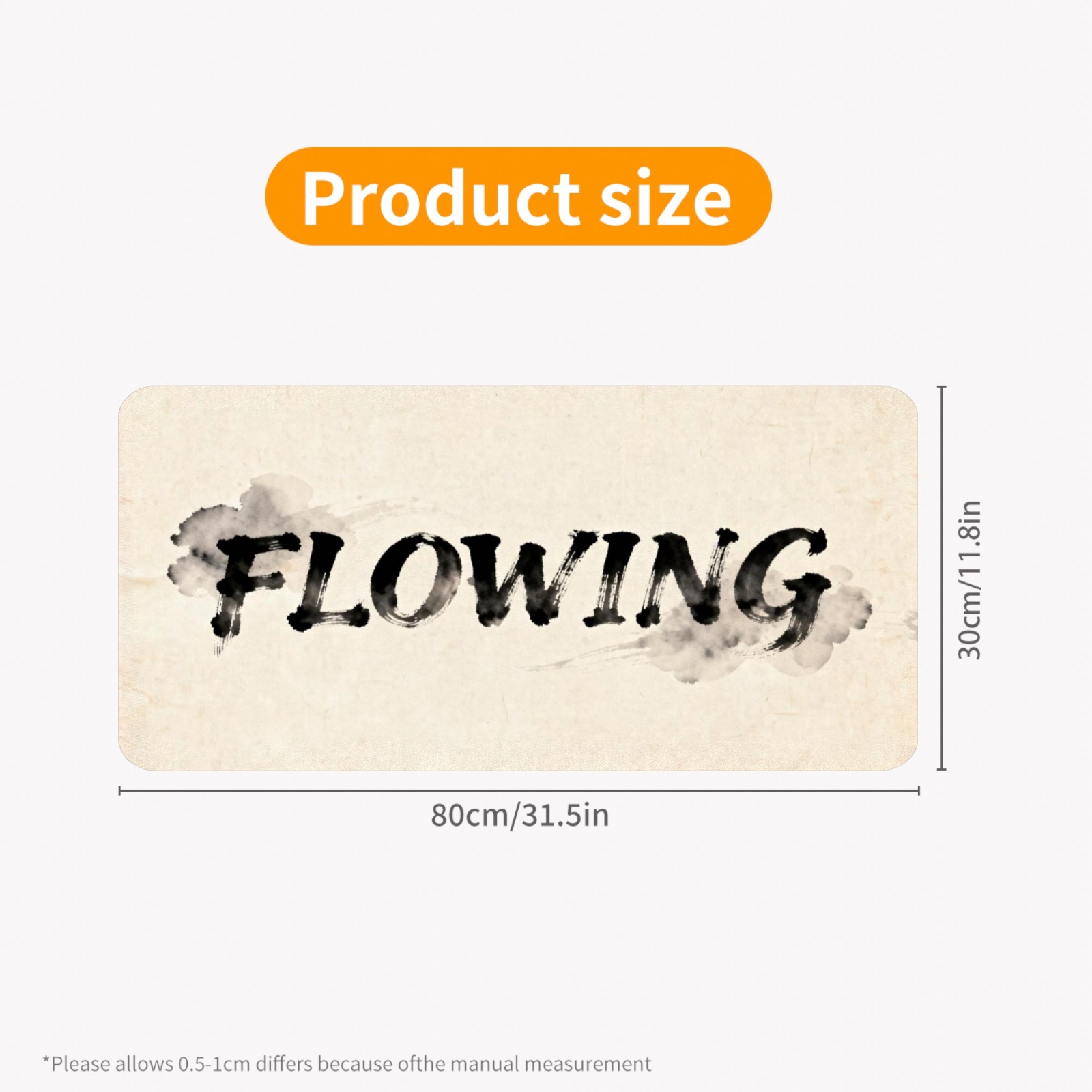 Black Ink Cloud Gaming Mouse P - Gaming Desk Mat ulasan dan harga