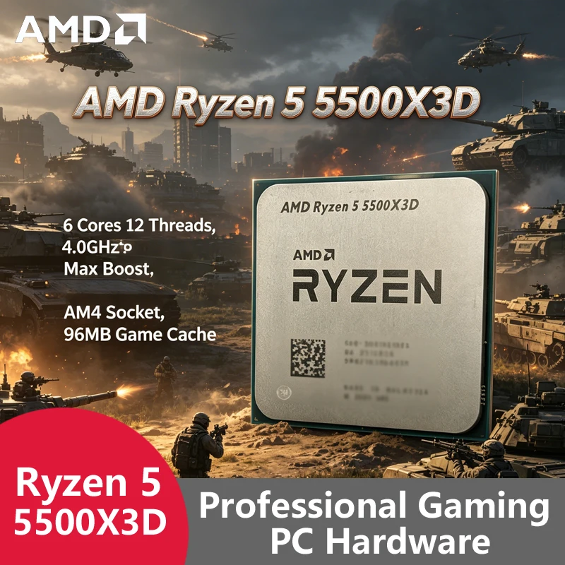 AMD Ryzen 5 5500X3D AM4 7nm Ga - Pc Gaming Amd Ryzen 5 ulasan dan harga