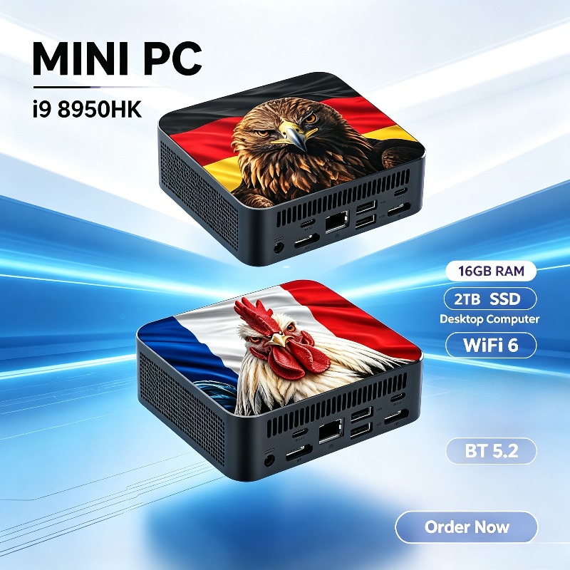 Intel i9 8950HK 2026 Mini Desk - Pc Gaming I9 ulasan dan harga