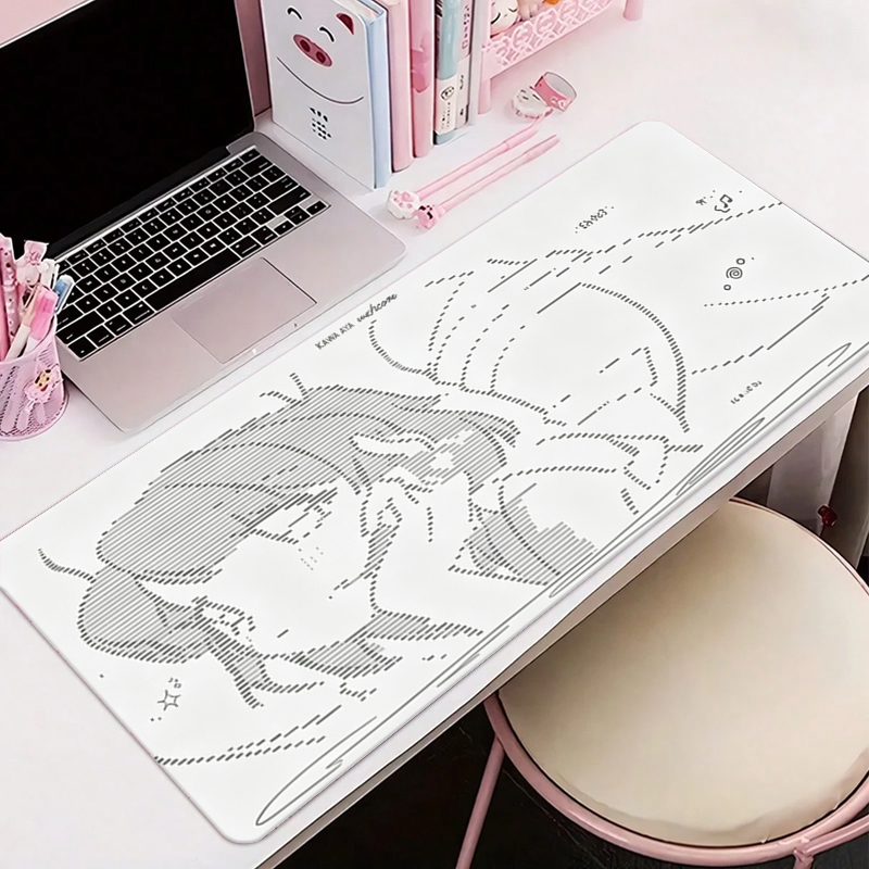 1Pcs Leather Mouse Pad Anime A - Gaming Desk Mat ulasan dan harga