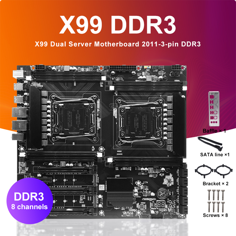 X99 Dual-socket Cpu Motherboar - Pc Gaming Xeon ulasan dan harga